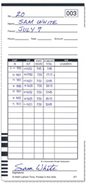 Time CardDISCONTINUED